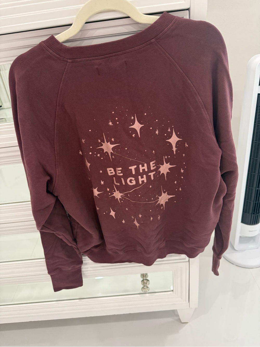 Spiritual Gangster Burgundy Crewneck Sweatshirt - Picture 3 of 5